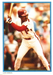 1985 Topps Glossy Send-Ins Baseball Cards      031      Juan Samuel